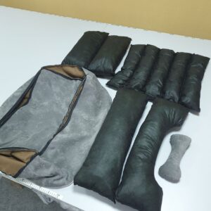 Лежанка сіра прямокутна